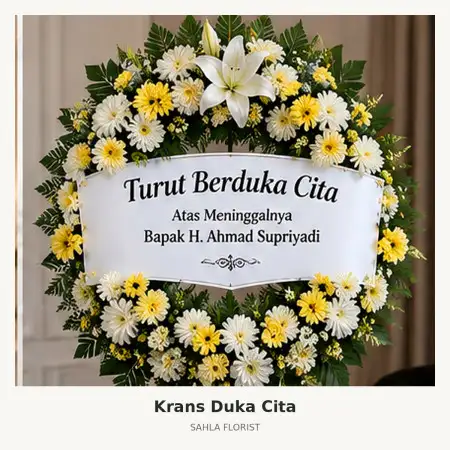 Krans Bunga Duka Sabuga Bandung
